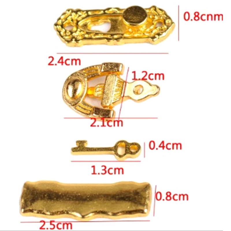1:12 4PCS Metal Door Knocker S - Furniture Hardware Fitting recension och pris
